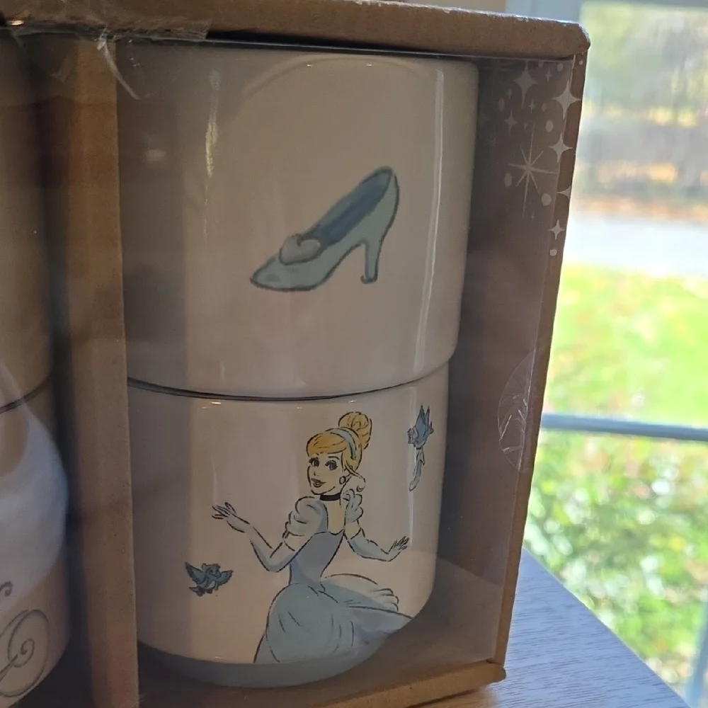 Rae Dunn Cinderella Themed Ceramic Ramekin Set - Picture 8 of 8
